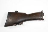 Rare!  WWI Lewis machine gun butt stock (with oilers)
