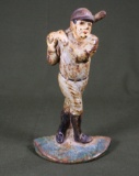 Cast Iron Babe Ruth Doorstop