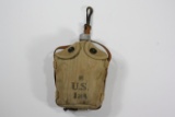 WWI U.S. Cavalry canteen with carrier.