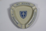 WWII “Souvenir of Czechoslovakia” ashtray 79th Div