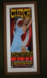 Framed rock concert poster with Marilyn Monroe