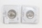 (2) Washington Quarters - 1939-S, 1942-S