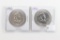 1955 & 1956 Franklin Half Dollars