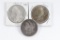 (3) Morgan Dollars: 1883 & (2) 1921