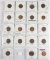 (19) Lincoln Cents - Incl many with Errors
