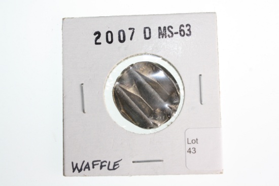 2007 Error Nickel - Waffled