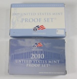 (2) US Mint Proof Sets: 2009/2010