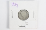 1921 Mercury Dime