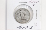 1917 Standing Liberty Quarter, Variety 1