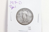 1917-D Standing Liberty Quarter, Type 1