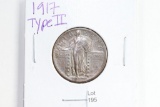 1917 Standing Liberty Quarter, Type II