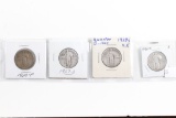 (4) Standing Liberty Quarters