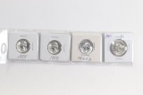 (4) Washington Quarters:1959, 1963-D, 1964