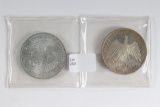 (2) German Deutsche Mark 1972 Munich Coins