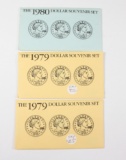 (3) SBA Dollar Souvenir sets