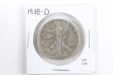 1938-D Walking Liberty Half