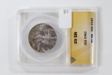 1942 Graded Walking Liberty Half - ANACS MS65