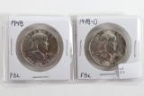 1948 & 1948-D Franklin Half Dollars