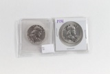 1953 & 1954 Franklin Half Dollars