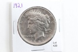 1921 Peace Dollar