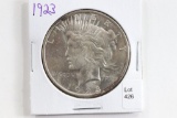 1923 Peace Dollar