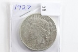 1927 Peace Dollar