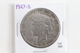 1927-S Peace Dollar