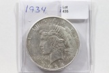 1934 Peace Dollar