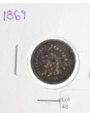 1869 Indian Head Cent