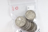 (10) Walking Liberty Half Dollars