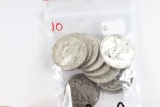 (10) Silver Half Dollars