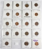 (19) Lincoln Cents - Incl many with Errors