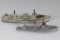 (2) Antique Tootsietoy Navy ships