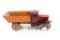 1920’s pressed steel dump truck toy (9 ½” long)