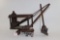 Antique pressed steel steam shovel