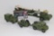 Lot of vintage Dinky military vehicles (conditions vary)