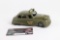 1940’s plastic friction motor U.S. Army MP car toy