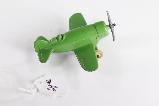 1930’s Barclay slush mold cast airplane (3”)