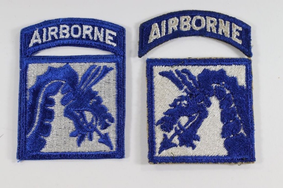 WWII/1950’s 18th Airborne patches.