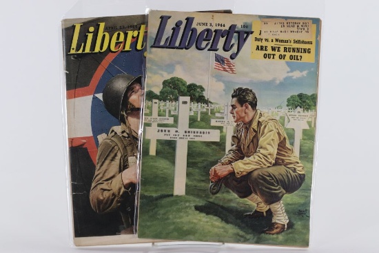 (2) Better WWII “Liberty” magazines