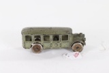 Antique cast iron bus (gray, 5”, Arcade?)