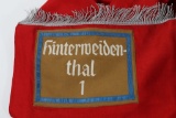 Large WWII Nazi fringed DAF banner