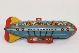 Antique tin litho “Sky Ranger” blimp