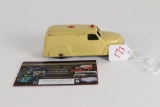 Vintage Tootsietoy ambulance (4”)