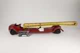 Early Kingsbury wind-up ladder truck