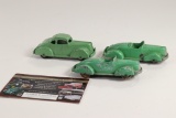 (3) 1930’s Tootsietoy cars