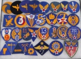 WWII Army Air Corps patch collection – (31) patches
