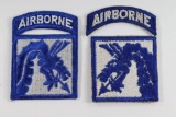 WWII/1950’s 18th Airborne patches.