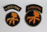 (2) WWII 17th Airborne patches.