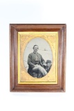 Rare!  Full plate Civil War Union soldier photo.